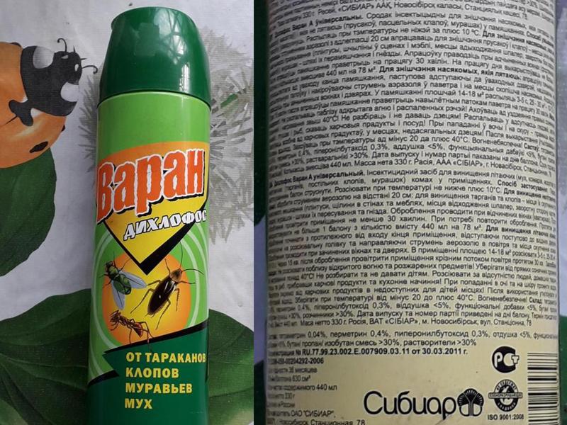 3 spray Varan per cimici dei letti: Inodore, Forte, Universale