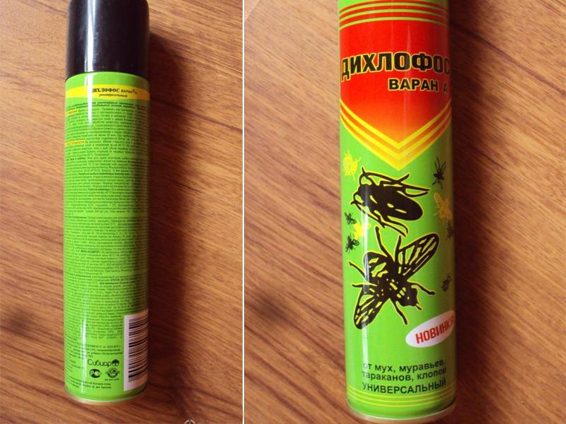 3 spraye na pluskwy Varan: Dichlorfos bezzapachowy, Forte, Uniwersalny